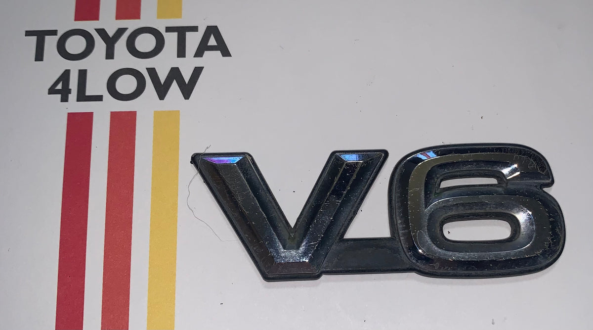 V6 Emblem - 1990-1995 4Runner – Toyota4Low