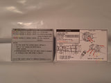 1989-95 Chassis Lube Card and #5 Transfer Case Instructions for M/T