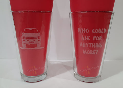 Double-sided 2nd Gen Toyota - Pint Glass