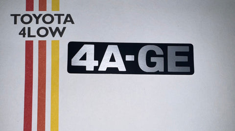 4A-GE Timing Chain Cover decal