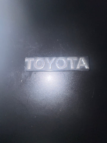 "Toyota" B-Pillar Badge