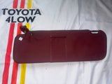 1984-1988 Driver-Side Vinyl Sun Visor - Red