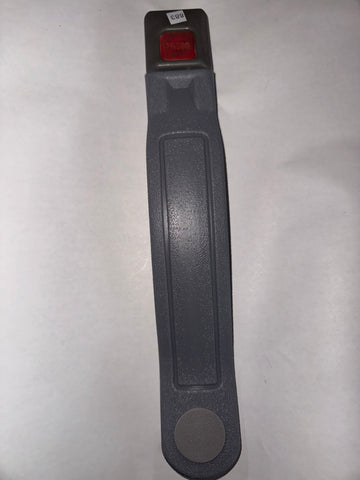 Passenger-side seatbelt buckle with new sleeve