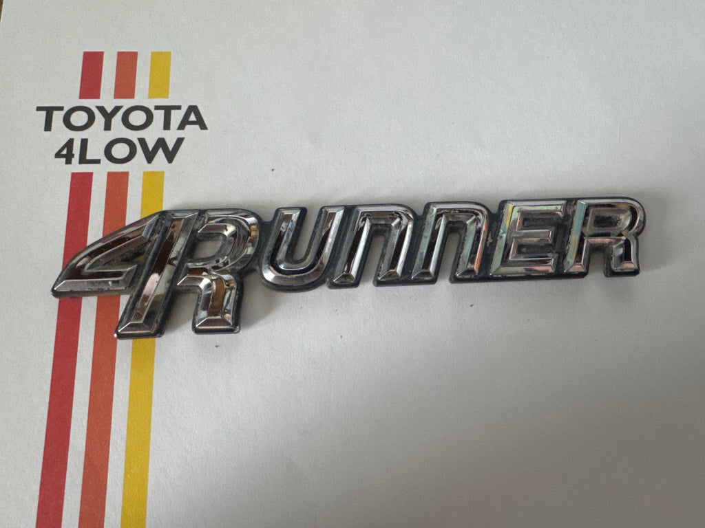 4runner Retro Emblems 4Runner Emblem - 1990-1995 4Runner β Toyota4Low