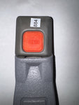 Driver-side seatbelt buckle with new sleeves