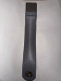 Passenger-side seatbelt buckle with new sleeve