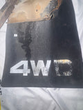 84-89 Passenger-side Rear Mud Flap