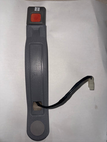 Driver-side seatbelt buckle with new sleeves