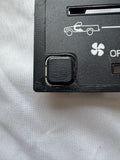 1984-1988 Climate Control Face Plate and clock Bezel