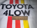 84-88 Pickup "Toyota"  B-Pillar Badge