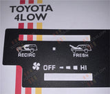 Reproduced Version 1 AC Faceplate 1984-86