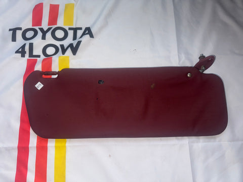 1984-1988 Passenger-Side Vinyl Sun Visor - Red