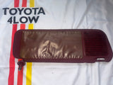 1984-1988 Driver-Side Vinyl Sun Visor - Red