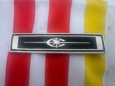 1969 Corona Door Panel Badge