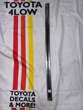 84-88 Chrome Windshield Trim - side