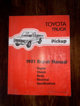 1981 Toyota Pickup Factory Service Manual