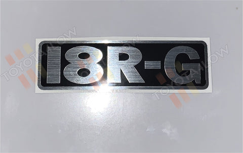 18R-G Valve Cover Decal