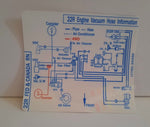 1983 Vacuum Diagram Decal - 22R Fed