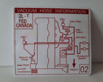 1985 Vacuum Diagram Decal - 2L-T Diesel, Fed #02