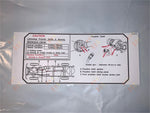 1986-1989 IFS KM Octogon-Frame - Chassis Lube Instruction Card