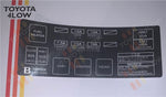 1989-95 Fuse Box Decal for 22R - Version B