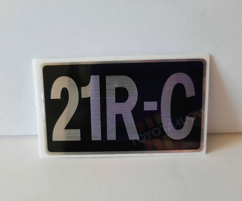 21RC Valve Cover Decal