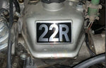 22R Valve Cover Decal