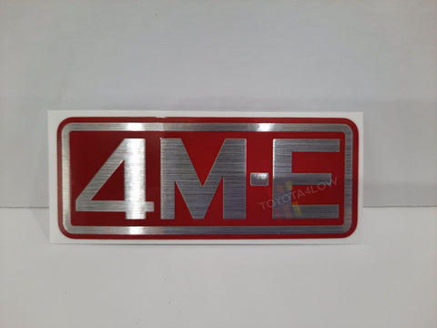 4ME Valve Cover Decal