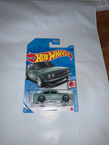 Hot Wheels green Datsun 510
