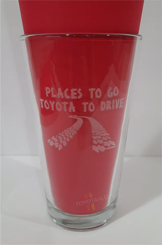 "Places to Go, Toyota to Drive" - Pint Glass