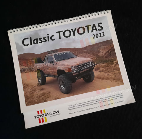 2022 Classic Toyota Calendar