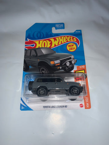 Hot Wheels Grey FJ80 Landcruiser